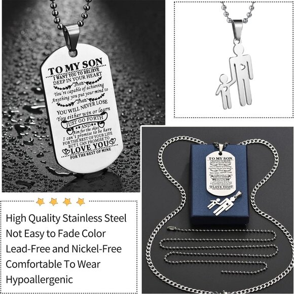 Dog Tags for Men Dog Tag - Picture 3 of 7